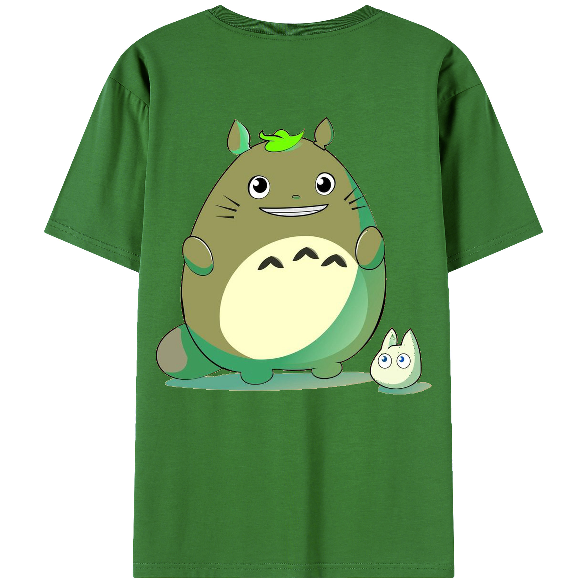 （画像用） となりのトトロ 草壁メイ 草壁サツキ My Neighbor Totoro Satsuki Kusakabe Mei Kusakabe レディース半袖Tシャツ(バックプリント)